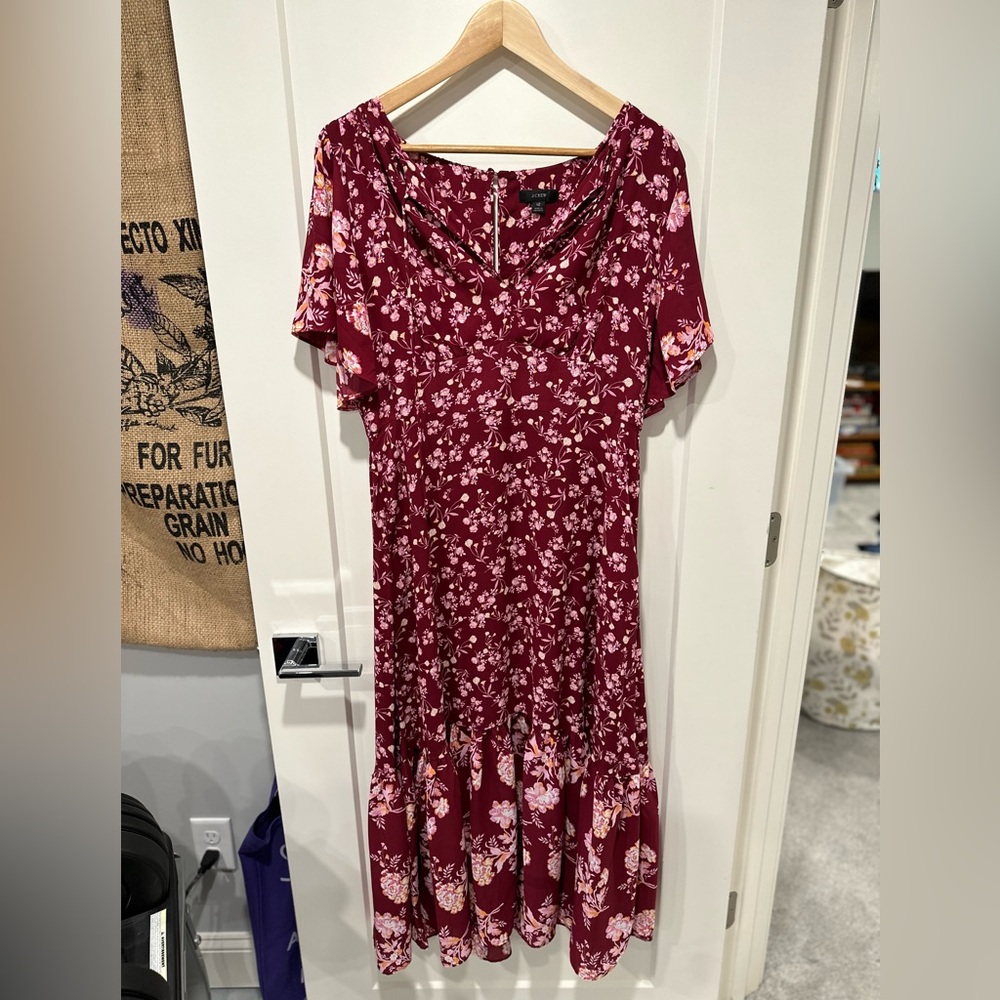 Maxi Flutter Dress